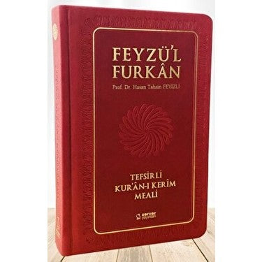 Feyzü’l Furkan Tefsirli Kur'an-ı Kerim Meali (Sempatik Cep Boy - Tefsirli Meal - Bordo)