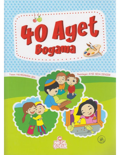 40 Ayet Boyama