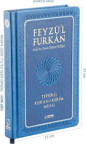 Feyzü’l Furkan Tefsirli Kur'an-ı Kerim Meali (Sempatik Cep Boy - Tefsirli Meal - Lacivert)